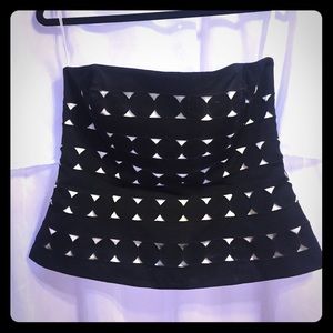 NWT White House/Black Market strapless dress shirt