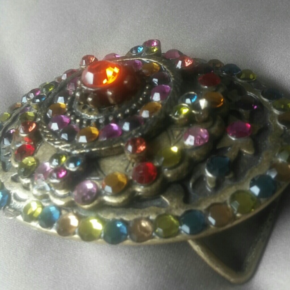 Jeweled Belt Buckle