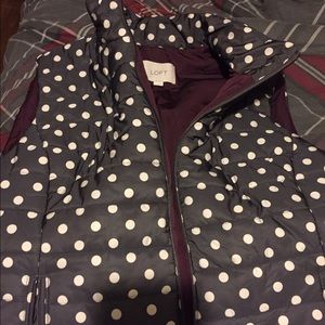 Polka dot gray and white