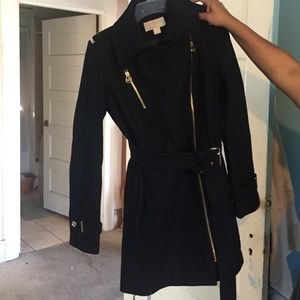 Black MICHAEL MICHAEL KORS trench coat