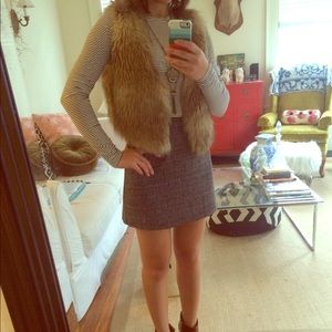 H&M Faux Fur Vest H&M Faux Fur Vest
