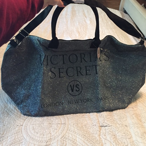Victoria secret sparkle duffle bag