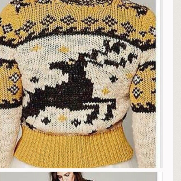 👀ISO👀 Free People Rudolph Cardigan Sz M or L - Picture 3 of 4