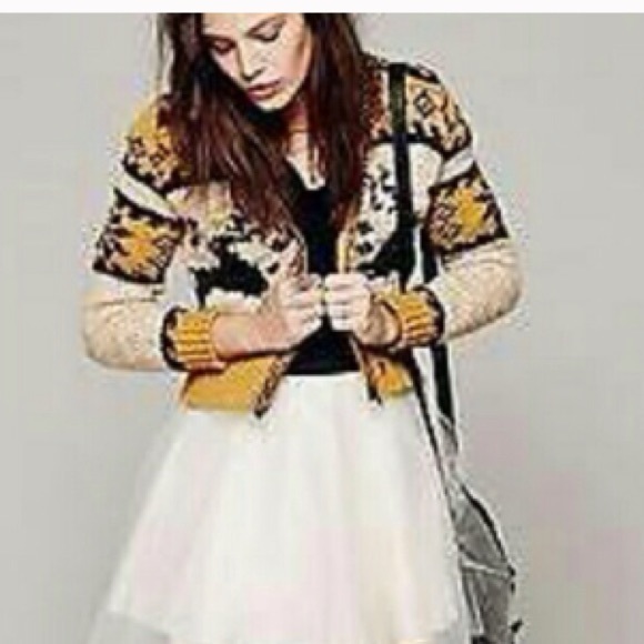 👀ISO👀 Free People Rudolph Cardigan Sz M or L - Picture 4 of 4