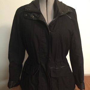Black military style jacket
