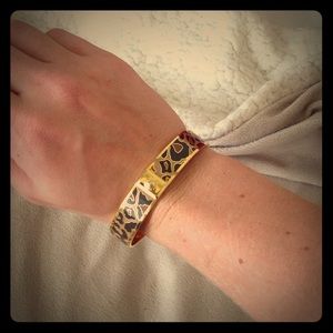 Coach leopard bangle