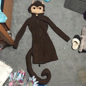 Warm monkey costume