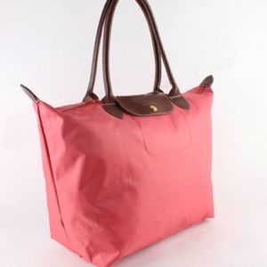 Watermelon Red Large Le Pliage Tote