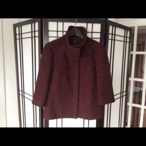 💢 Talbots wine/black marled jacket - lined 💢