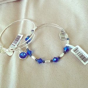Alex and ani sapphire set