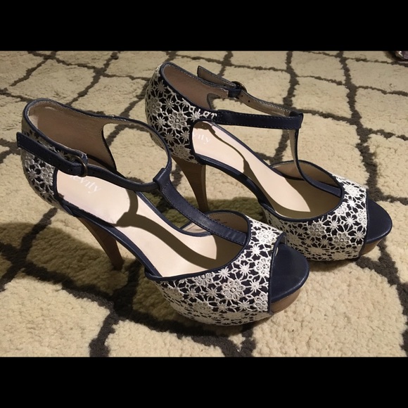 Levity Peep Toe Heels