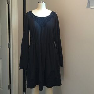 Saturday Sunday Embroidered Knit Dress