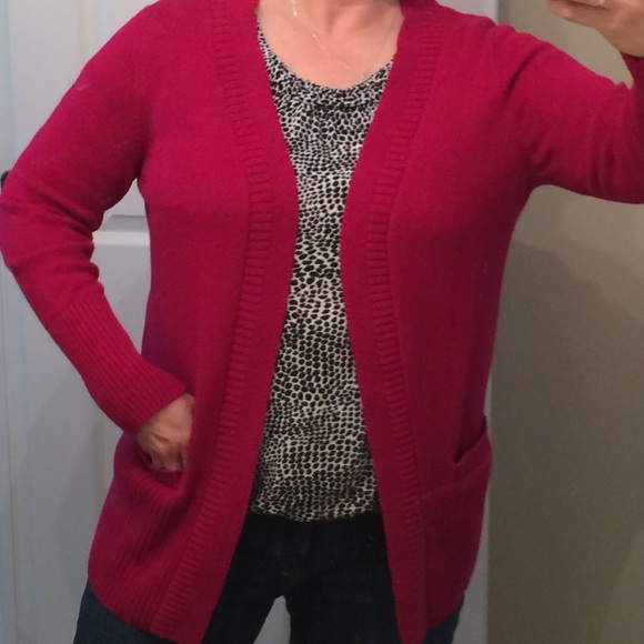 Talbots Open Cardigan Sweater