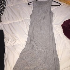 Knee length T-shirt material dress