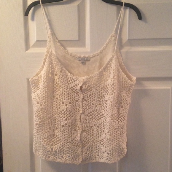 AE Crochet crop top