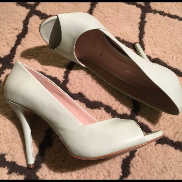 BGBGeneration Pastel Peep Toe Heels
