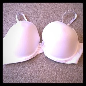 White push up bra