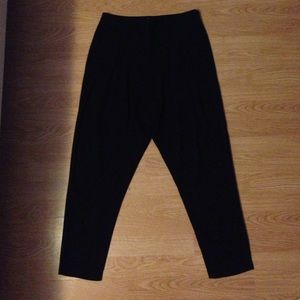 Black harem type pants