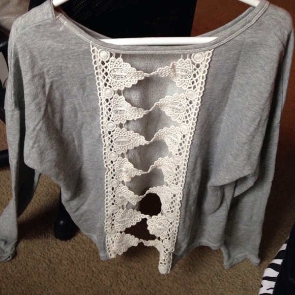 Open back long sleeve