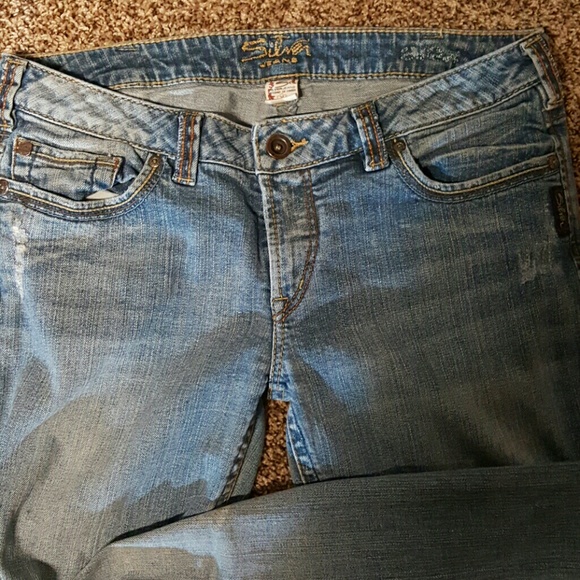 Silver jeans