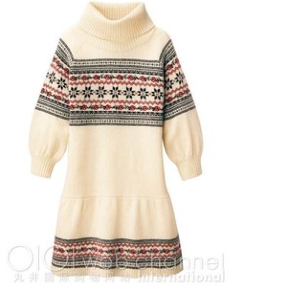 👀ISO👀 L'Est Rose Nordic Sweater Dress Sz L or XL - Picture 2 of 2