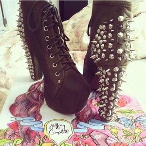 Jeffrey Campbell forest green stud Litas!