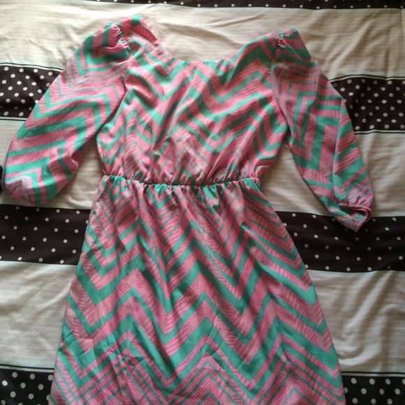 Hello Miss chevron dress