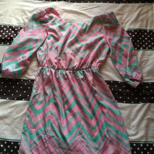 Hello Miss chevron dress