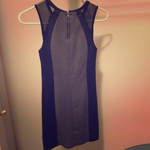 Black and Gray Dress