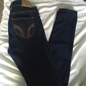 Hollister super skinny dark wash jeans