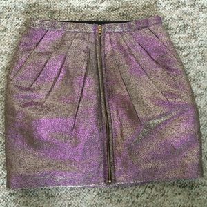 METALLIC SKIRT PERFECT FOR THE HOLIDAYS!!