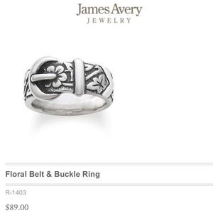 James Avery Buckle Belt Ring