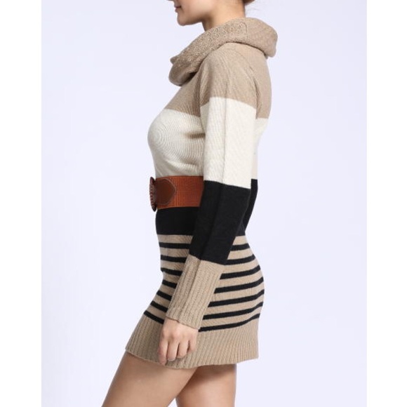 LOWEST PRICE Long Sleeve Sweater Tunic / Dress - Picture 2 of 4