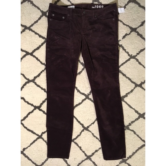 Gap 1969 Velvet Skinny Pants