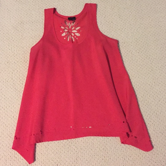 Coral tank-top
