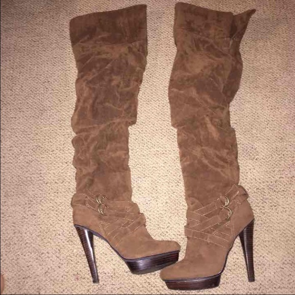 Size 8 bakers thought high suede boots