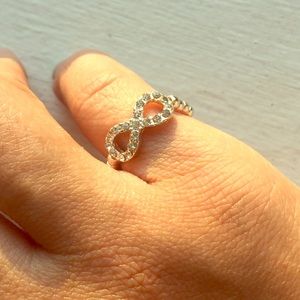 Stretch Infinity Rhinestone Ring