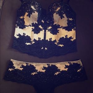 Victorias Secret corset and pantie set