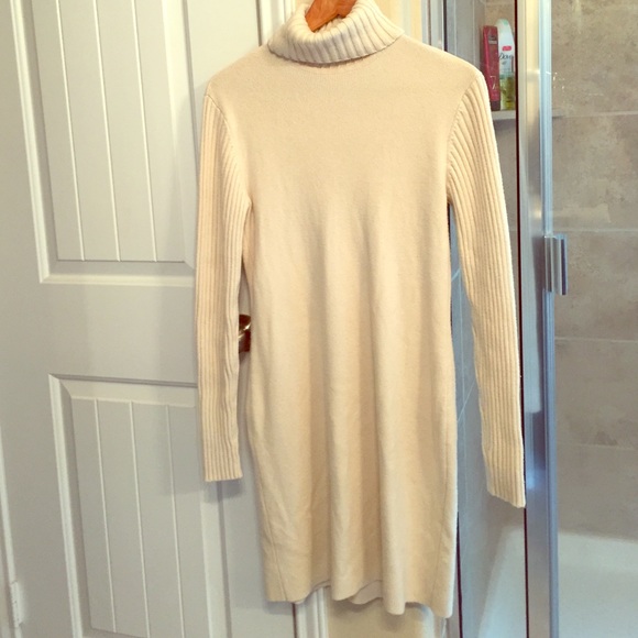 Turtleneck sweater dress