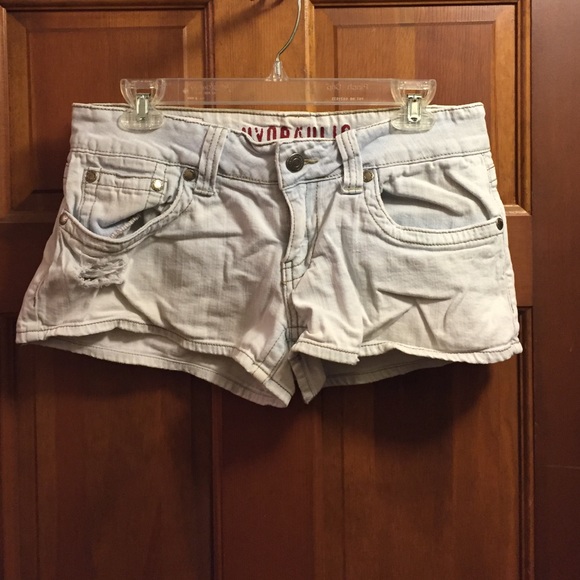 Light destroyed Jean shorts y2k low rise