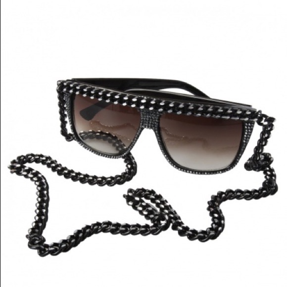 A-Morir Love/Hate Chain Sunglasses main image 4