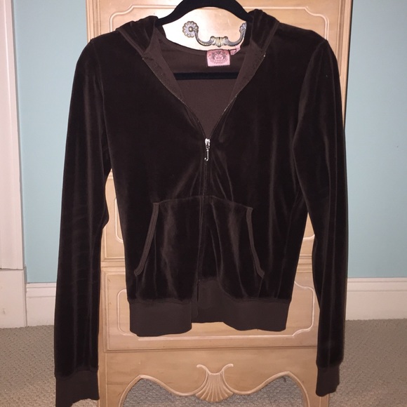 Barely worn brown velour Juicy jacket