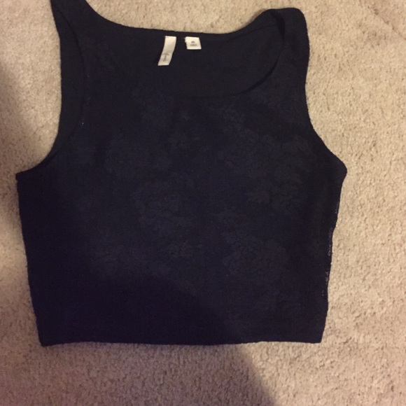 Black Crop Top