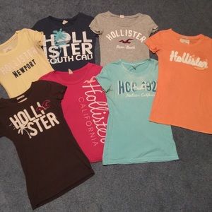 Bundle of Hollister t shirts