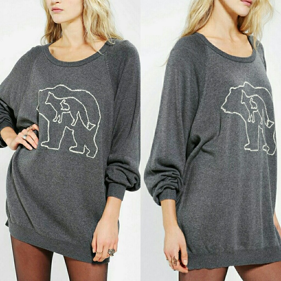 UO Cooperative Intarsia Slouchy Sweater