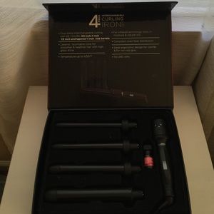 HSI Professional 4 Piece Curling Iron Set