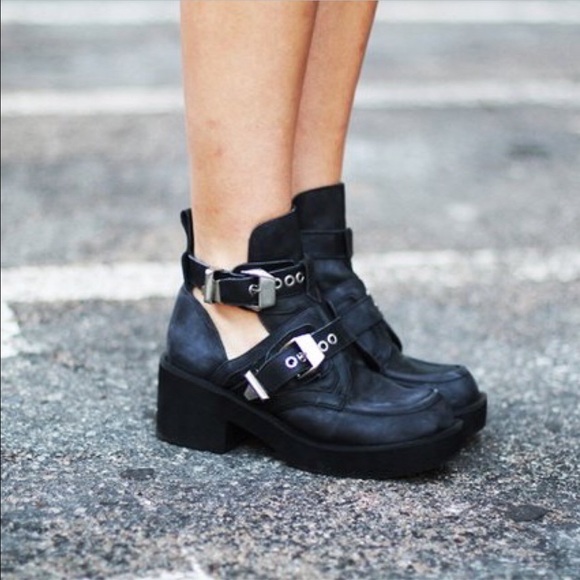 Jeffrey Campbell coltrane cut off boot