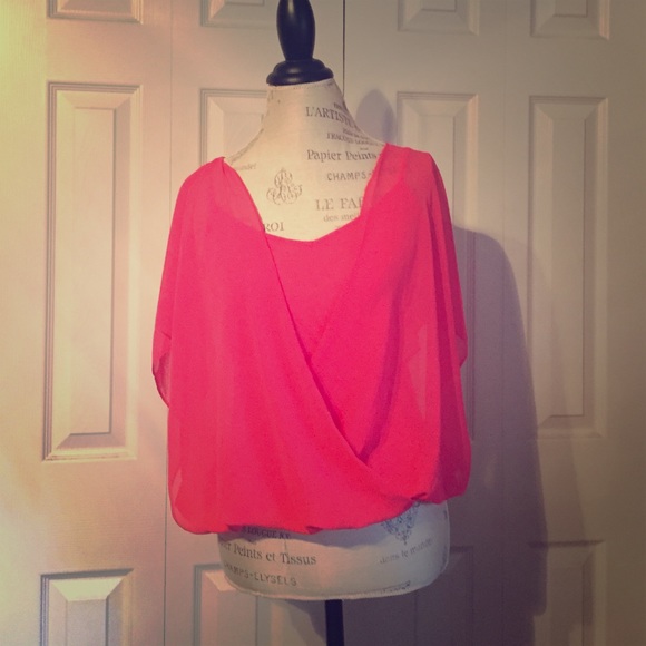 Express chiffon top