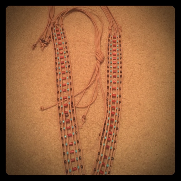 Gorgeous turquoise beaded belt