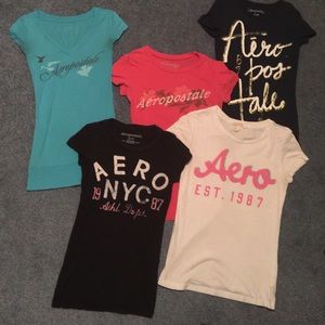 Aeropostale t shirts.